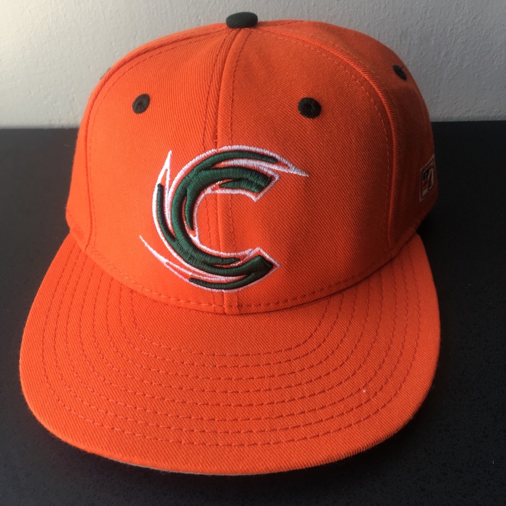 The game orange fitted Cap